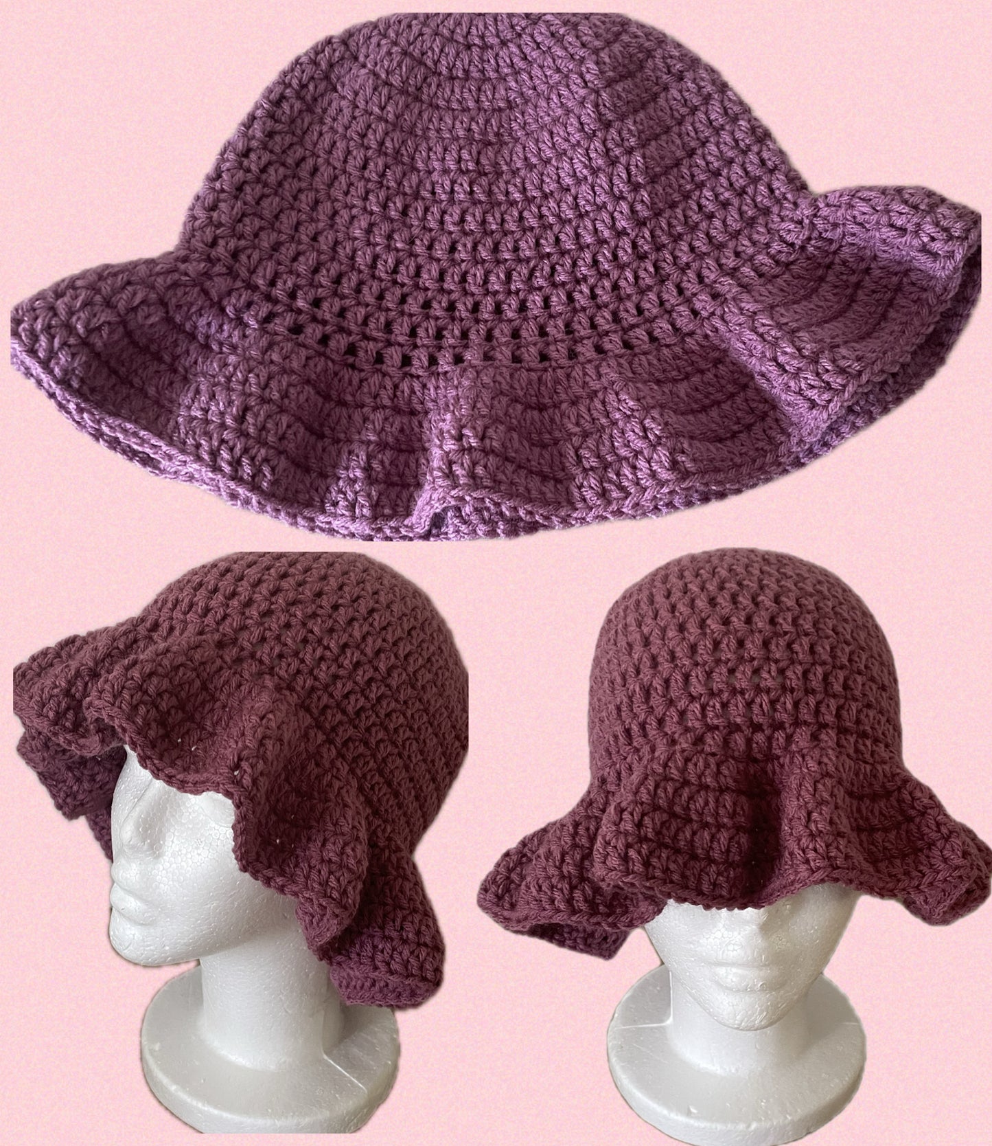 Wavy Bucket Hat￼