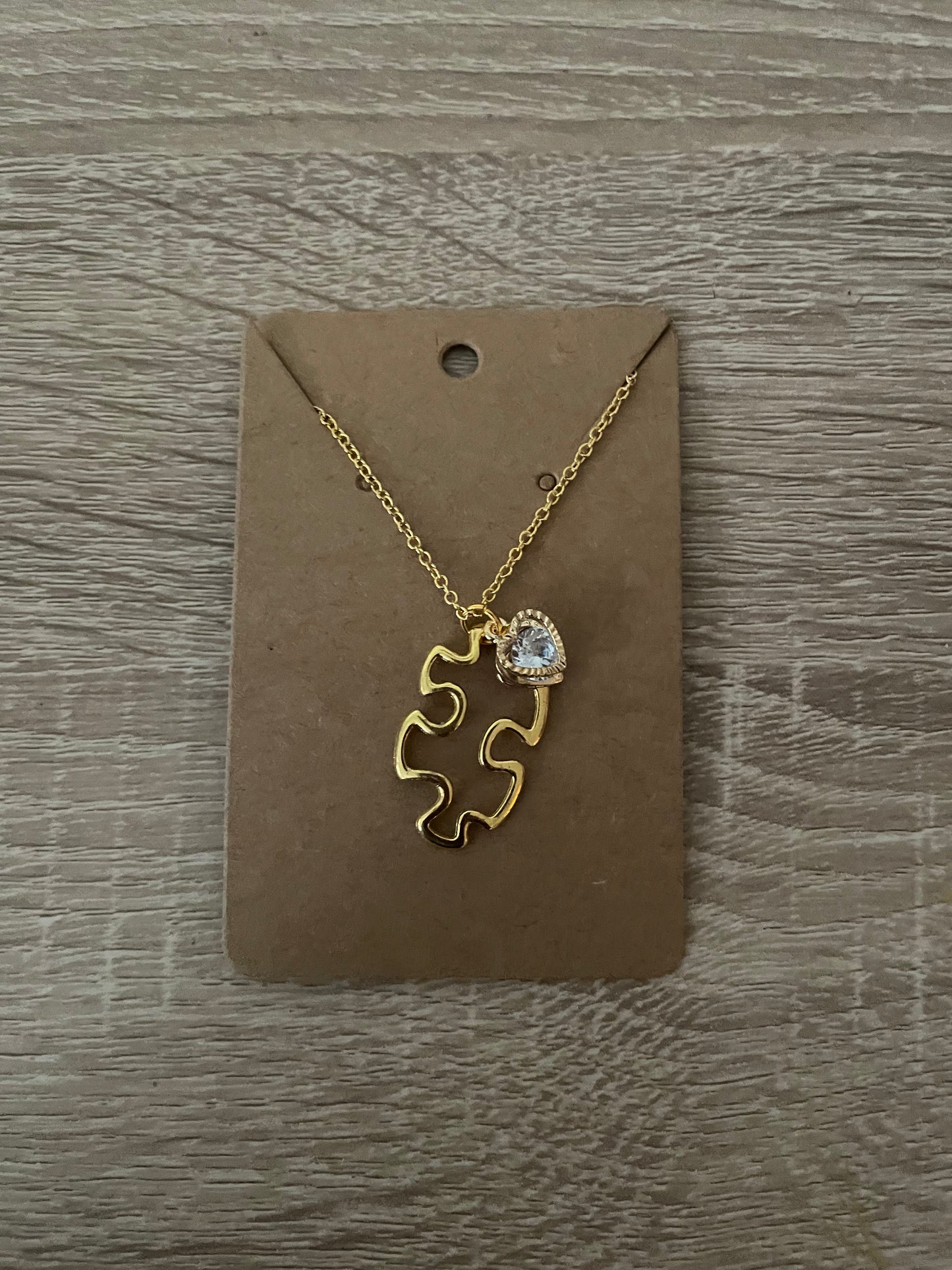 Autism Puzzle Necklace