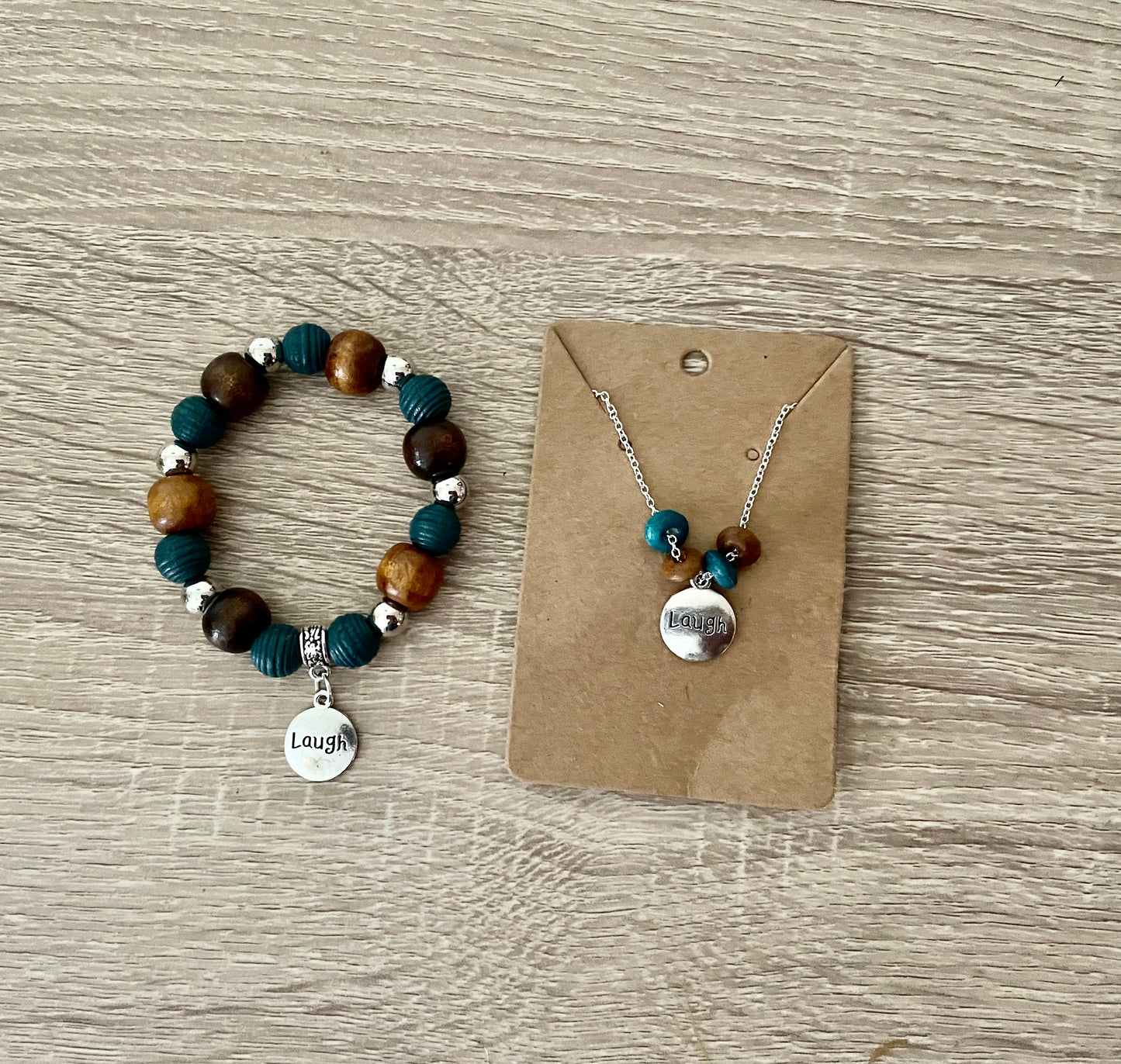 Inspirational Necklace and Bracelet Set